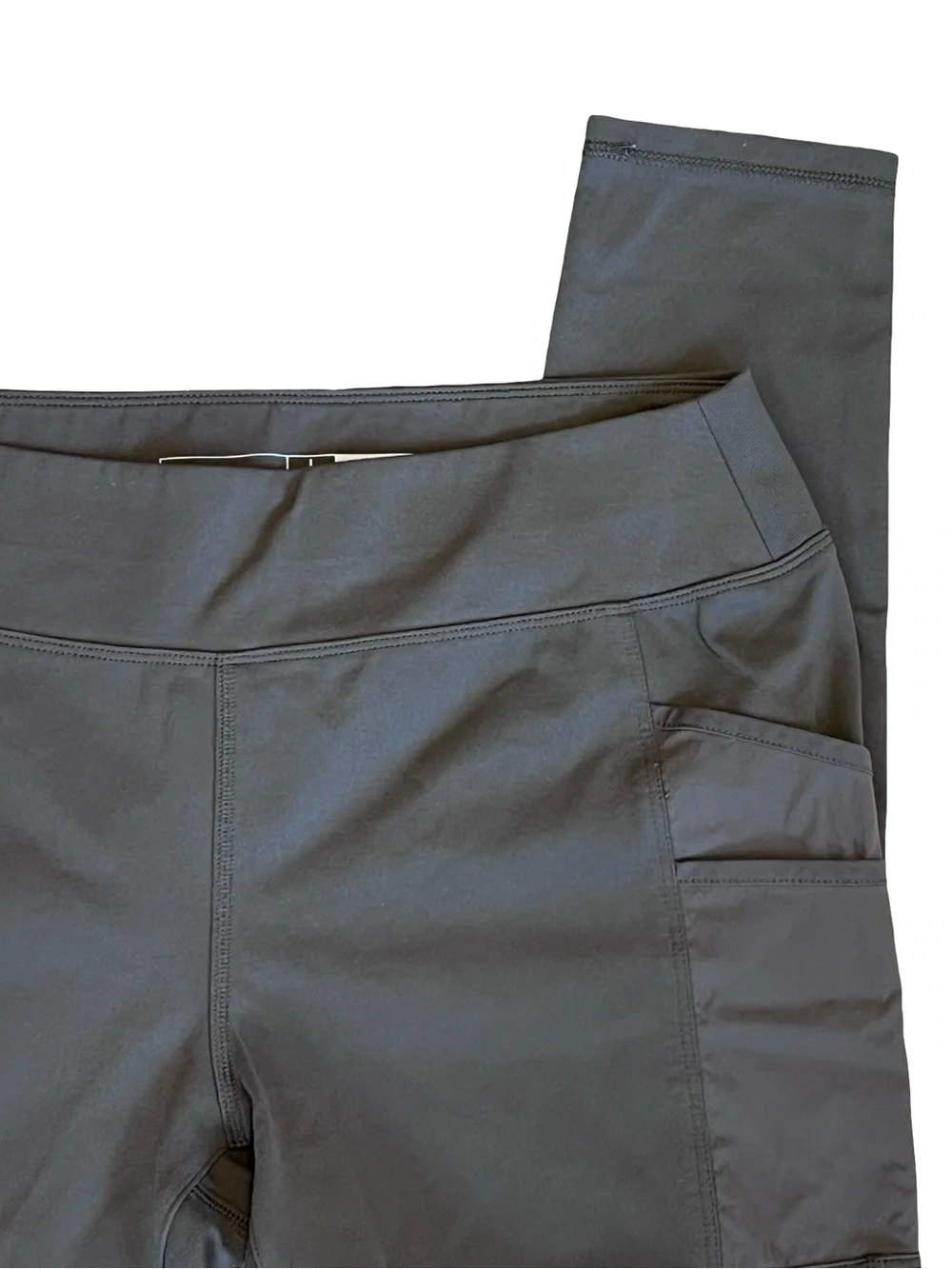 Carhartt Women’s Sz L Green Fitted Legging Pull On Force Utility Pockets